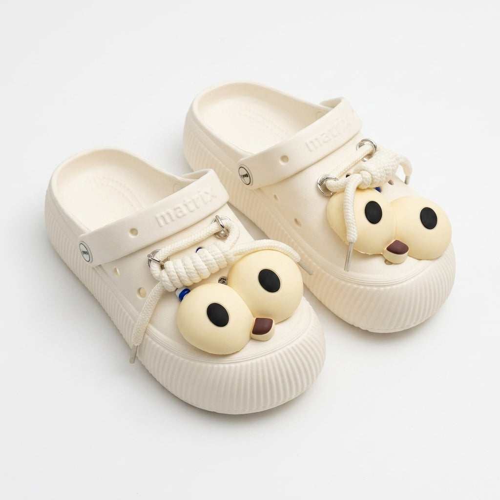 Matrix Kids Cartoon Charm Clog Sandals