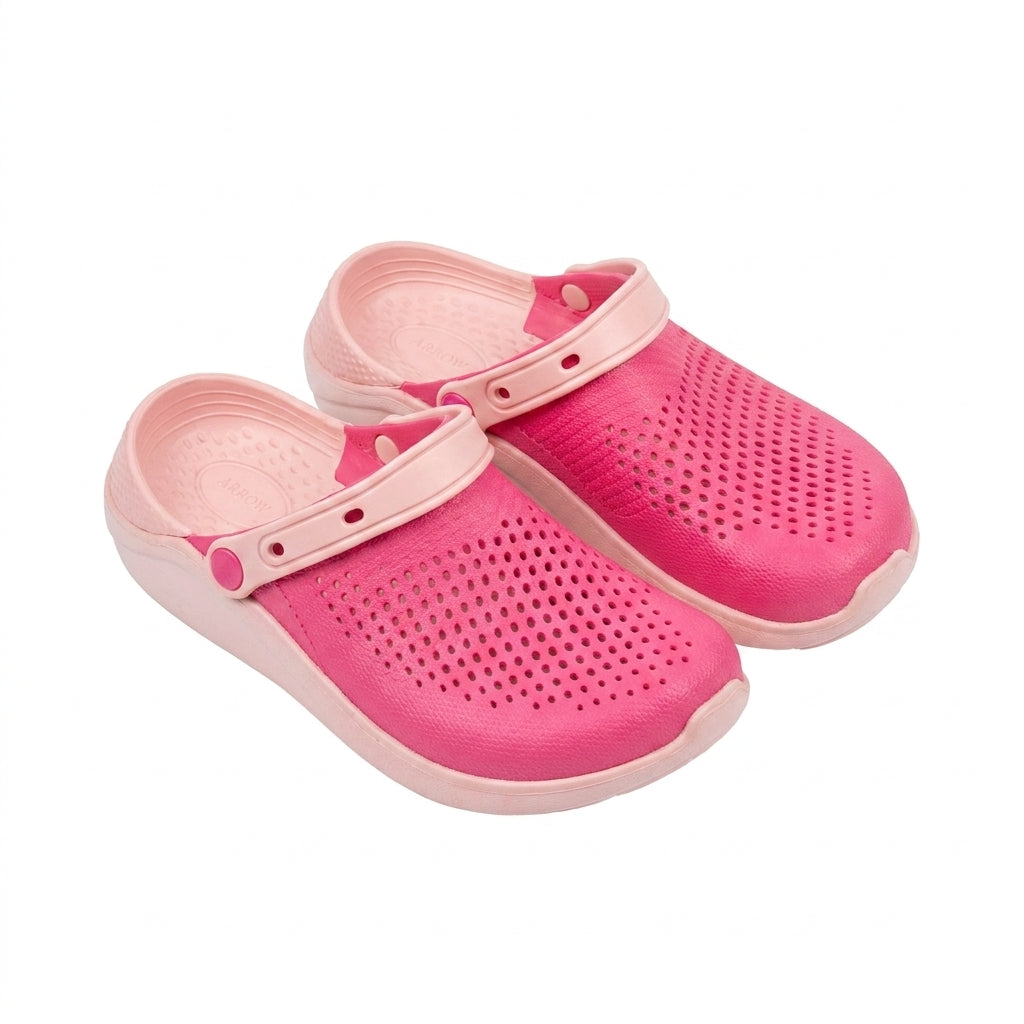Unicorn Kids Perforated Clog Sandals With Back Strap