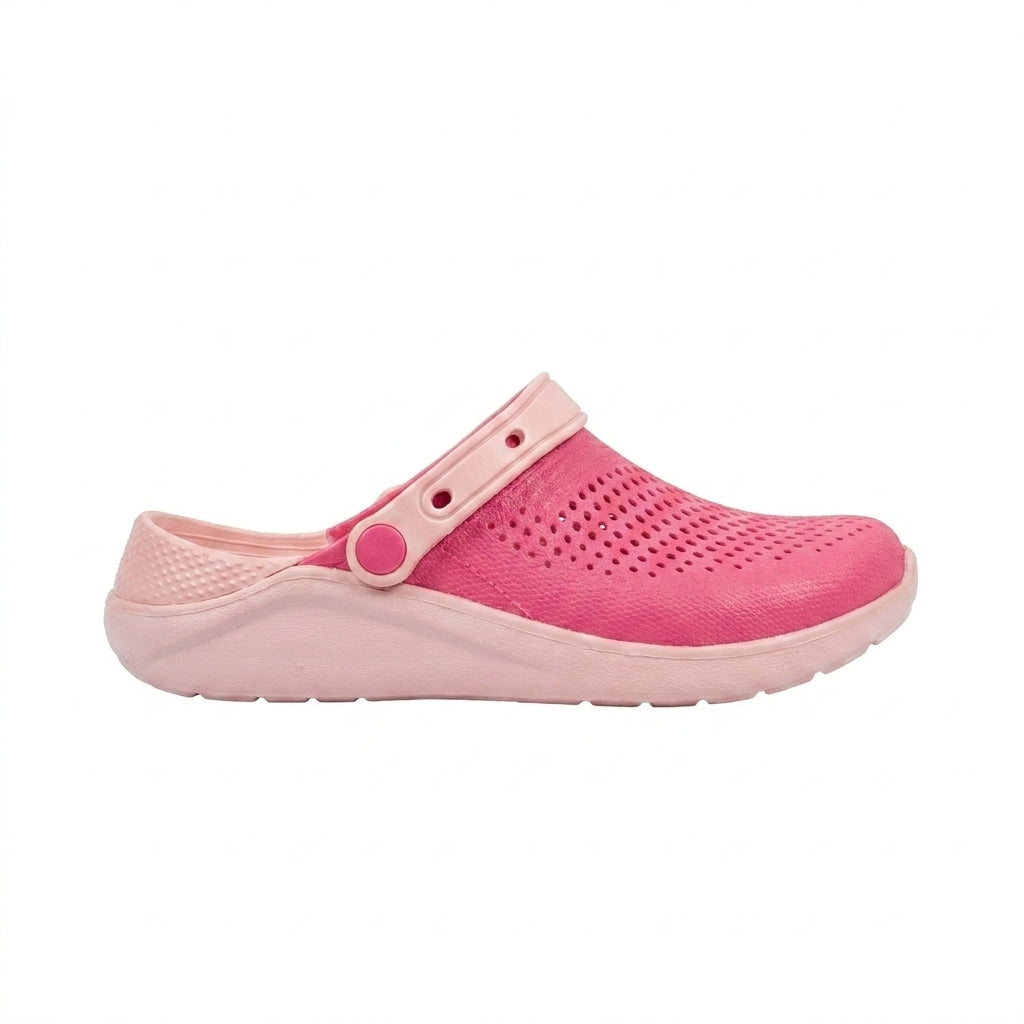 Unicorn Kids Perforated Clog Sandals With Back Strap