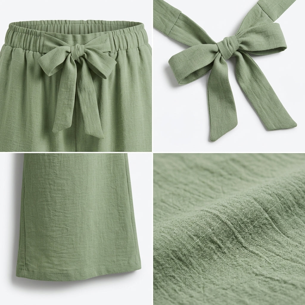 Women Textured Wide Leg Pants
