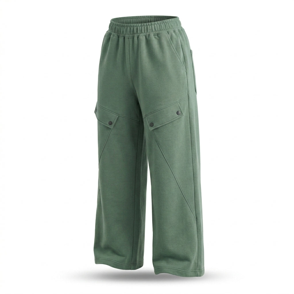 Wide Leg Utility Pants