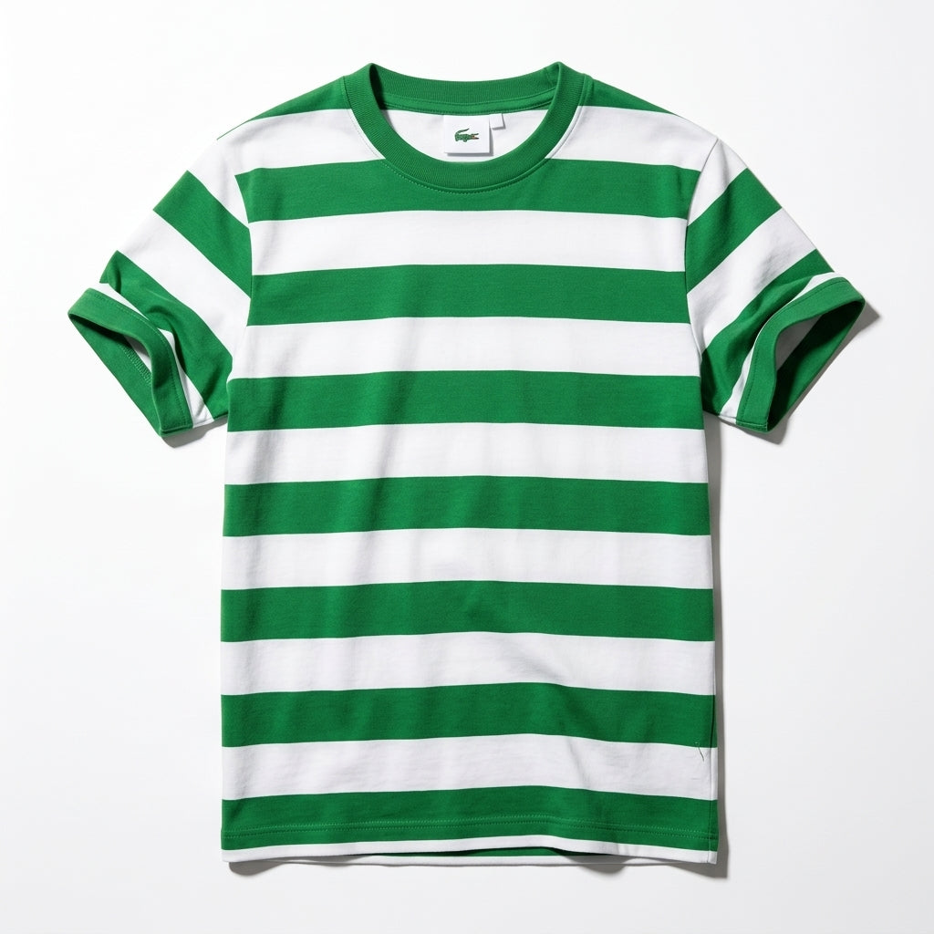 Girls Striped Short Sleeve T Shirt