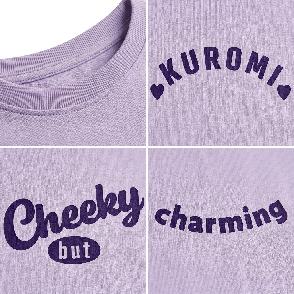 Kuromi Graphic Short Sleeve T Shirt