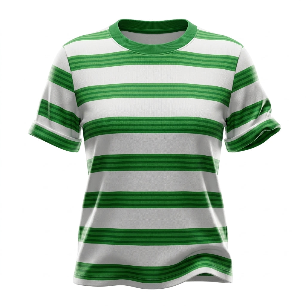 Girls Striped Short Sleeve T Shirt
