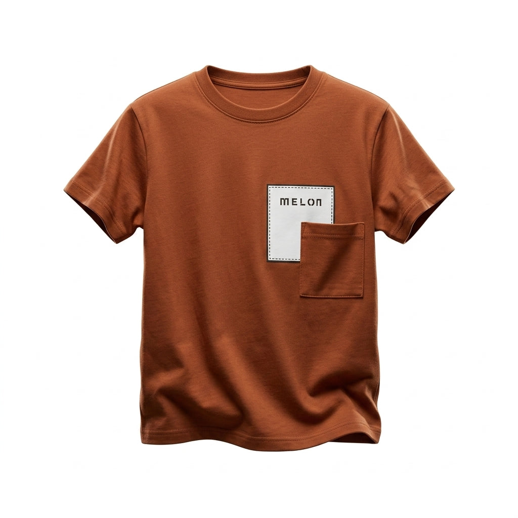 Kids Logo Patch Pocket T Shirt