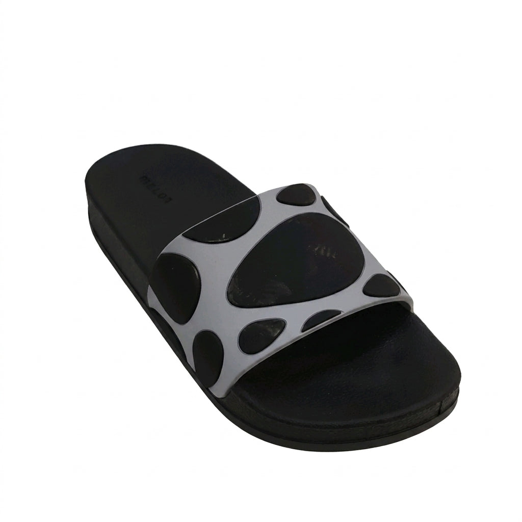 Women Melo Circle Print Slide Sandals