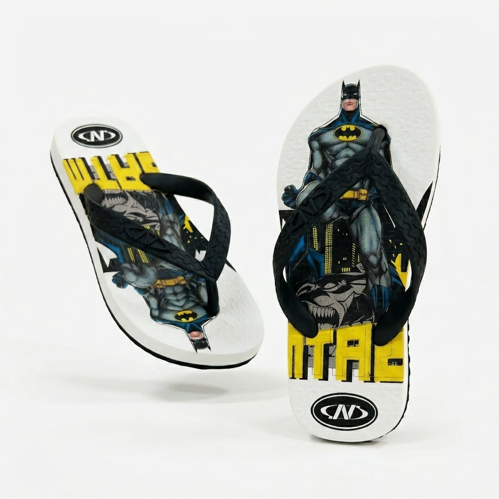 Boys Batman Graphic Flip Flop Slipper