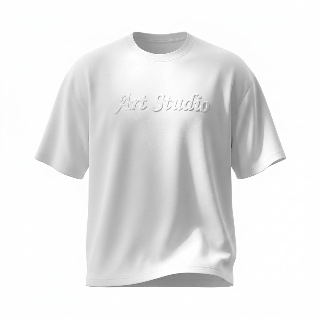 Art Studio Embossed T Shirt