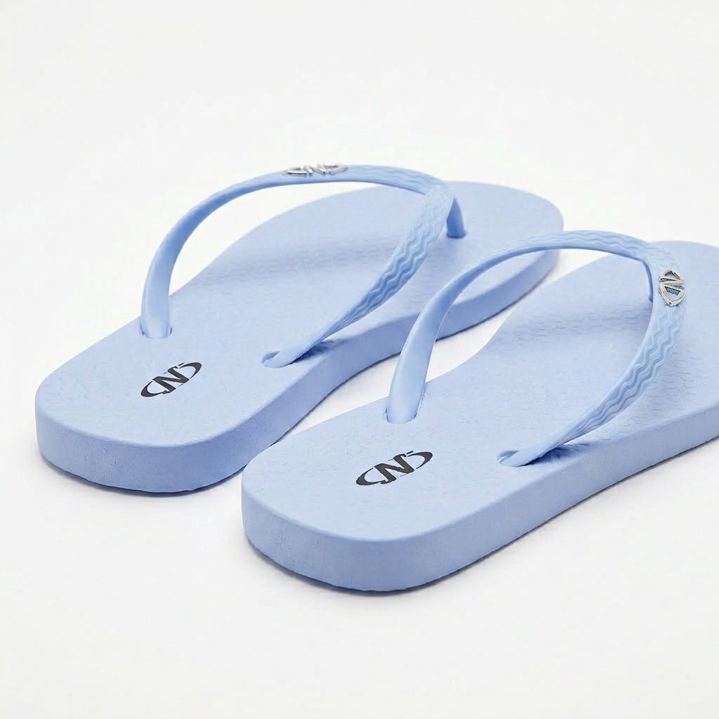 Women Textured Flip Flop Sandals