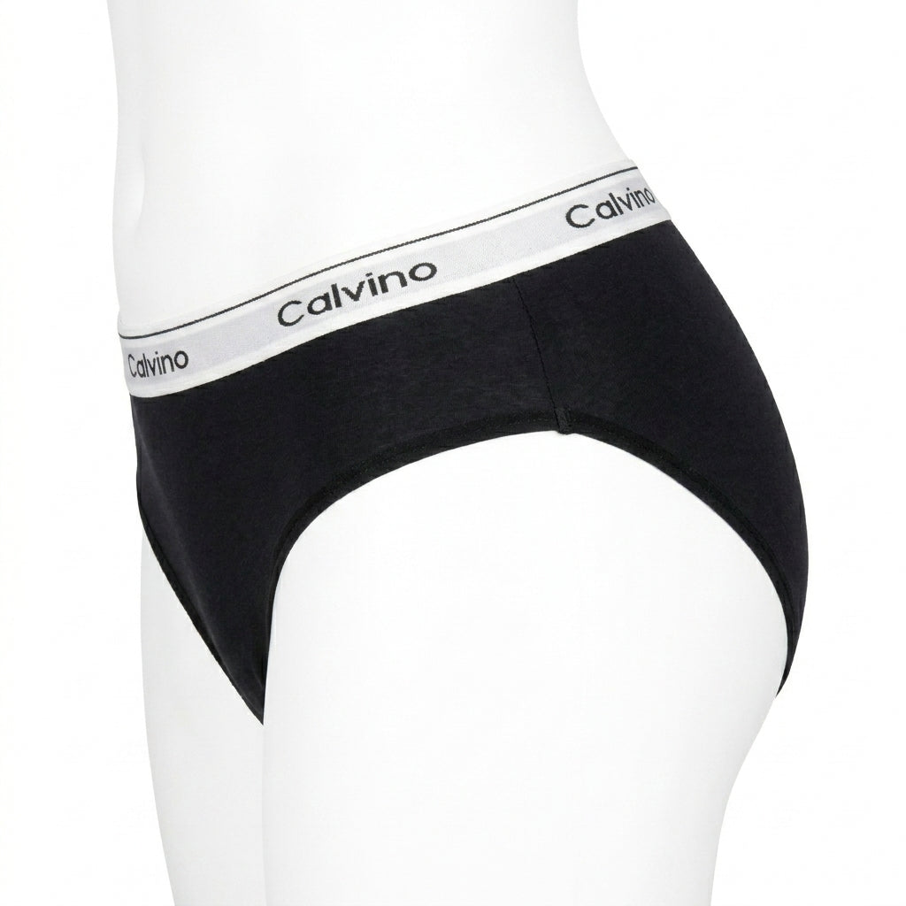 Women Briefs With Logo Waistband