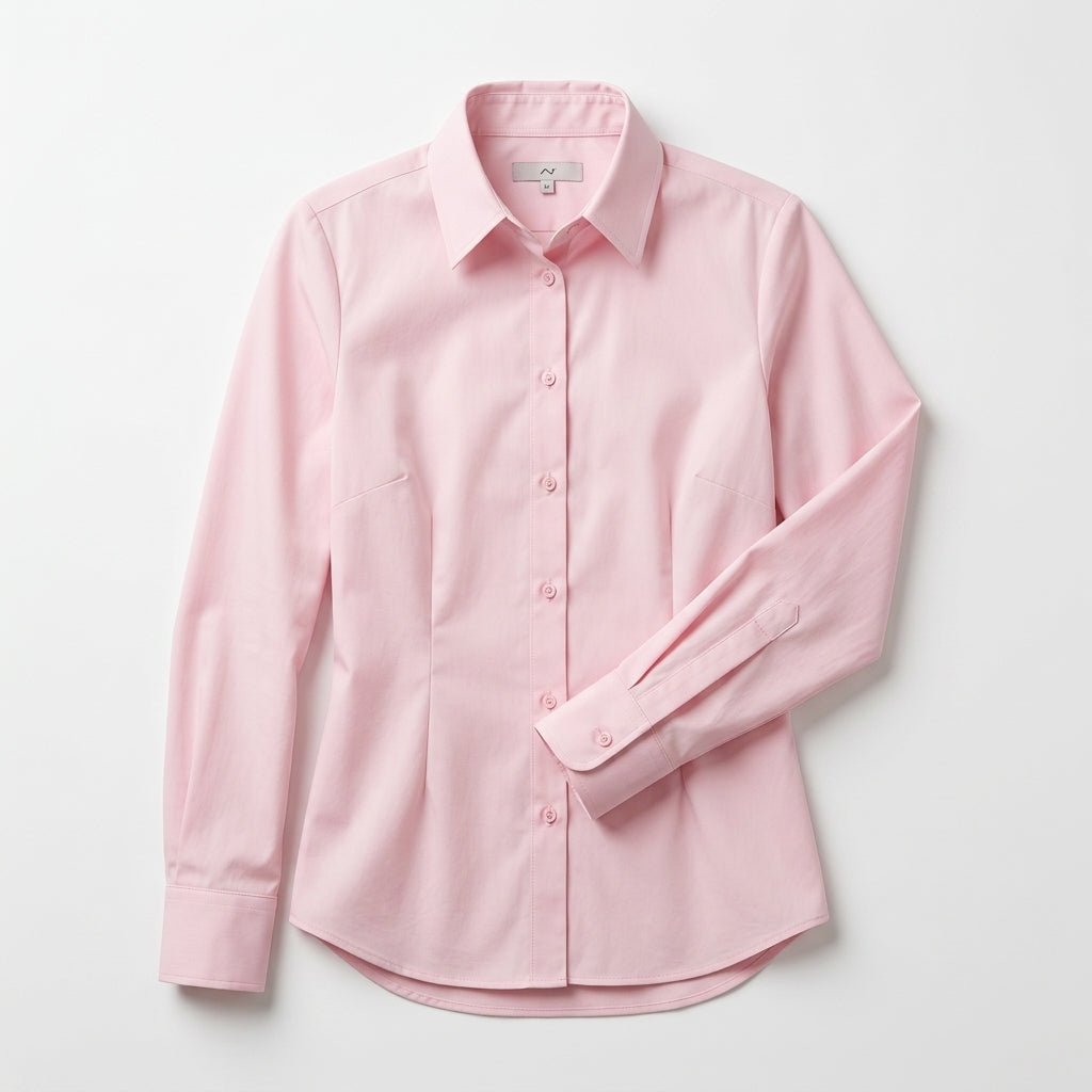 Women Tailored Button Front Shirt