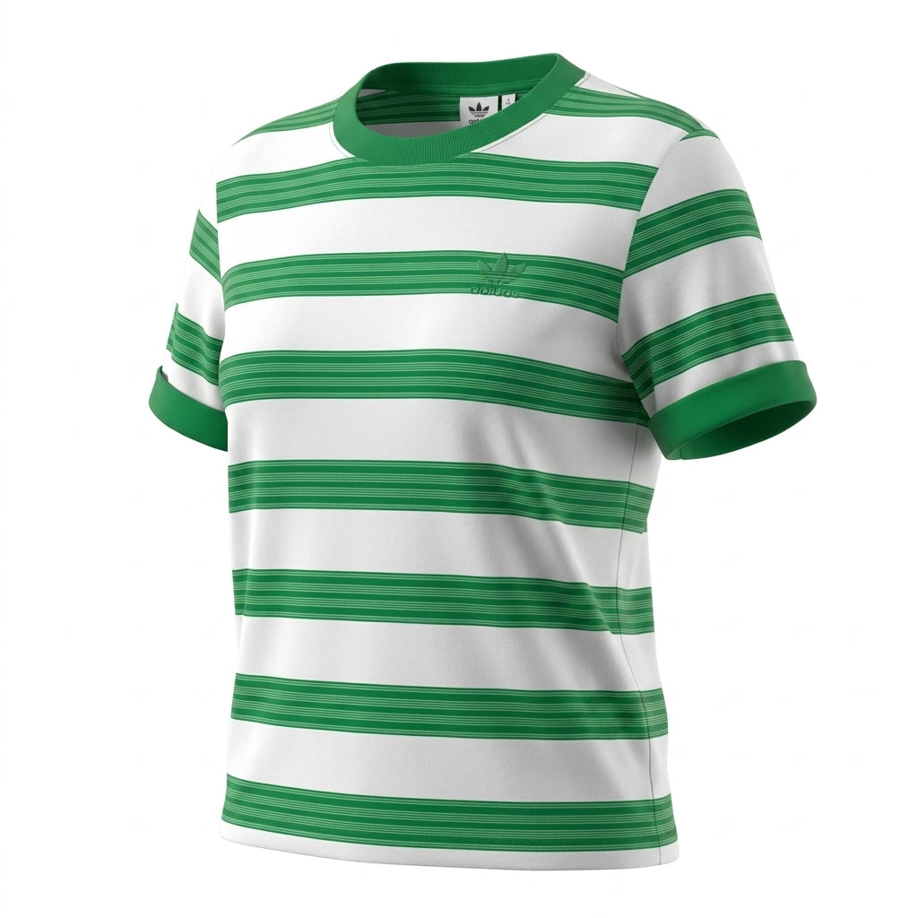 Girls Striped Short Sleeve T Shirt