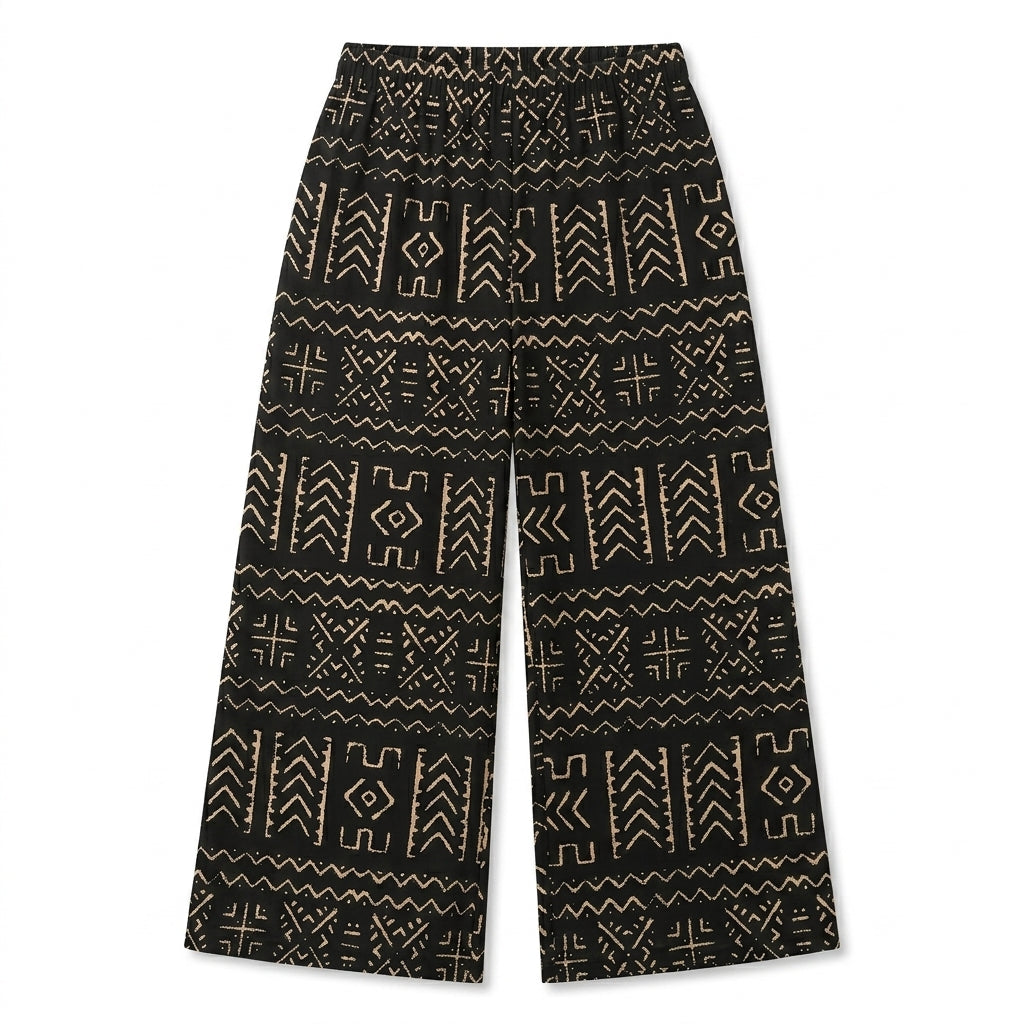 Women Printed Wide Leg Pants