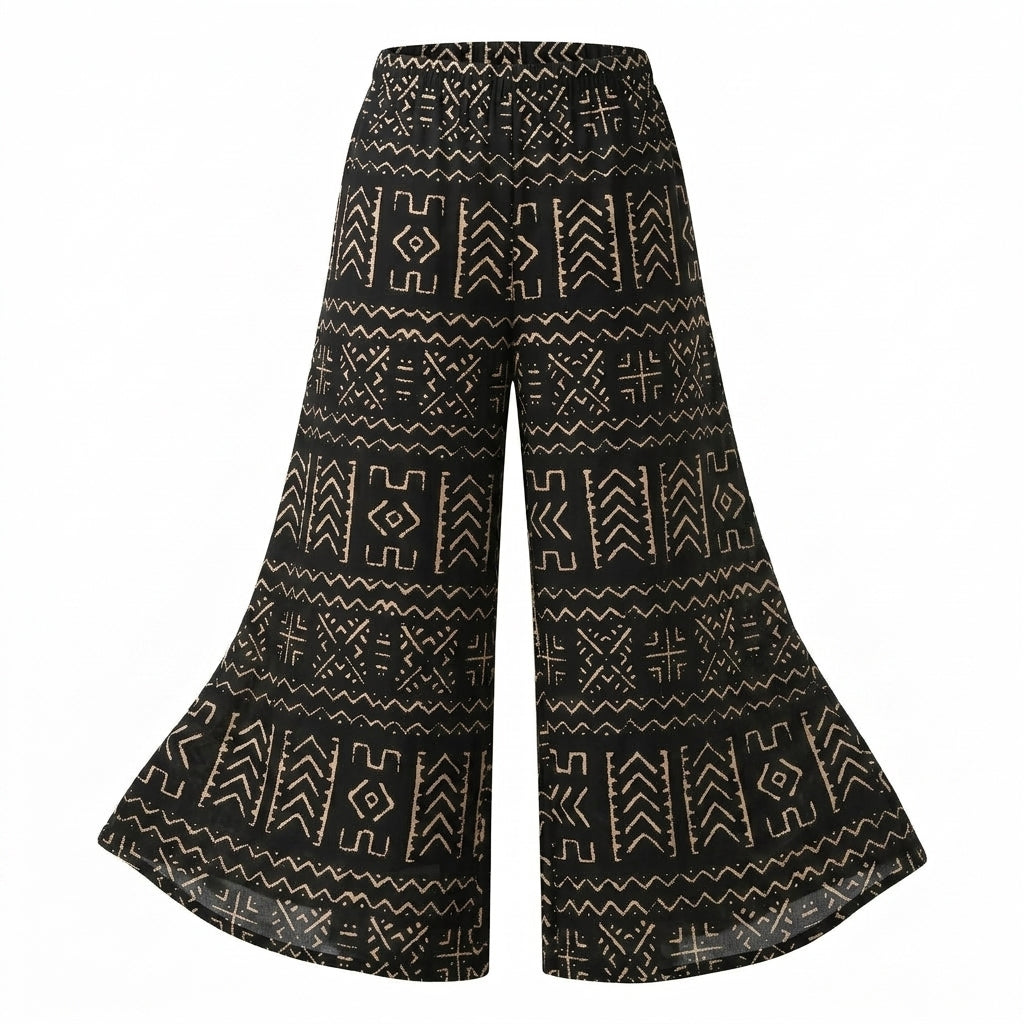Women Printed Wide Leg Pants
