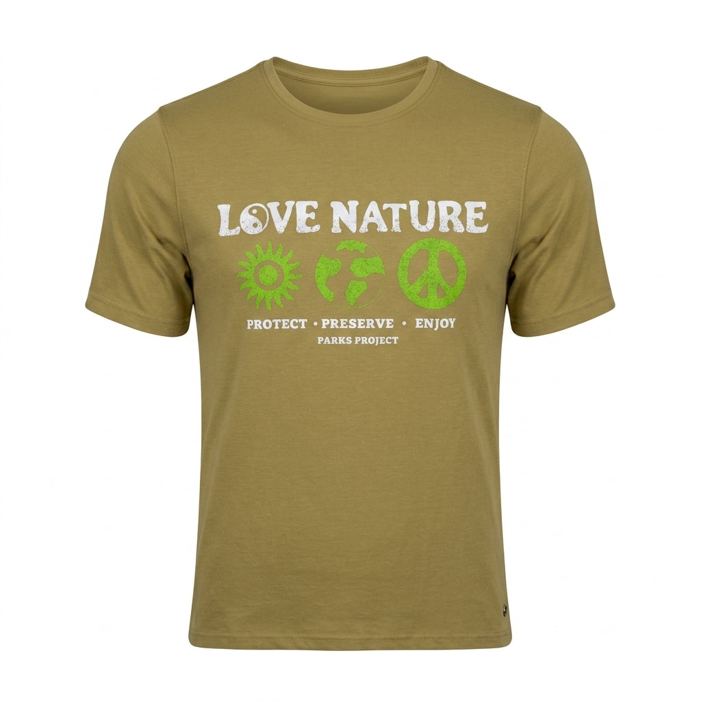 Love Nature Graphic Printed T Shirt For Men