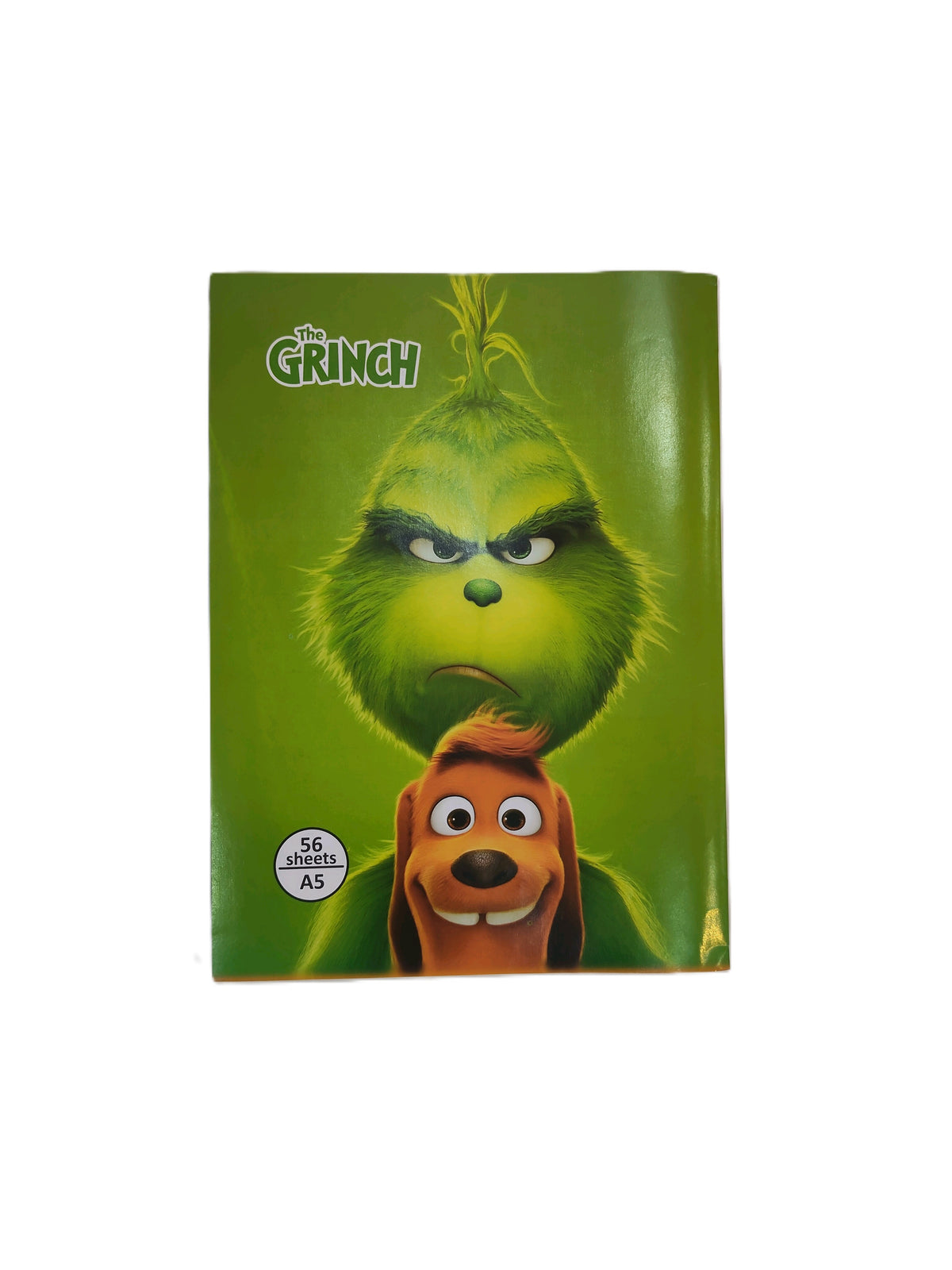 A5 Ruled Notebook With The Grinch Cover 56 Sheets