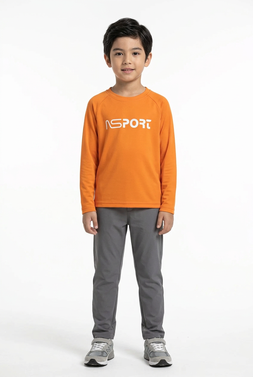 Boys Long Sleeve Sports T-Shirt
