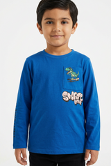 Boys T-Shirt Round Neck Long Sleeve