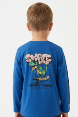 Boys T-Shirt Round Neck Long Sleeve