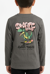 Boys T-Shirt Round Neck Long Sleeve