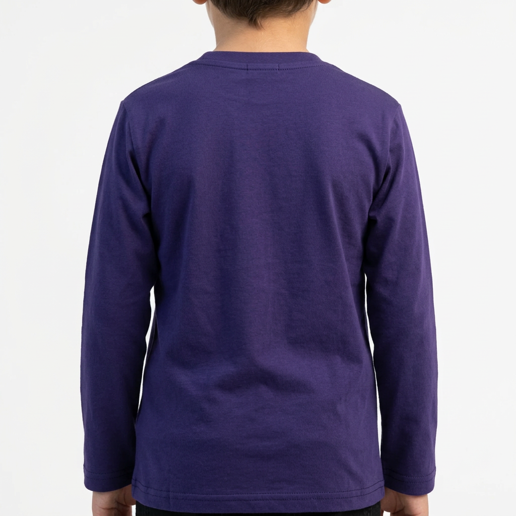 Kids Printed T-Shirt Round Neck Long Sleeve