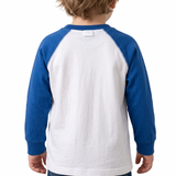Toddler Boys Printed Raglan Long Sleeve T-Shirt