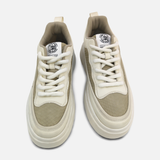 Men Platform Sole Lace-Up Sneakers