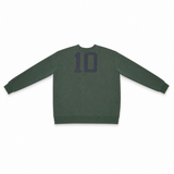 Women Crew Neck Number Print Sweatshirt