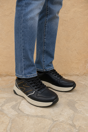 BLK-GLD - on model