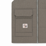 Kids Jacquard Puffer Vest With Flap Pockets