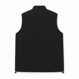 Kids Jacquard Puffer Vest With Flap Pockets