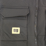 Kids Jacquard Puffer Vest With Flap Pockets