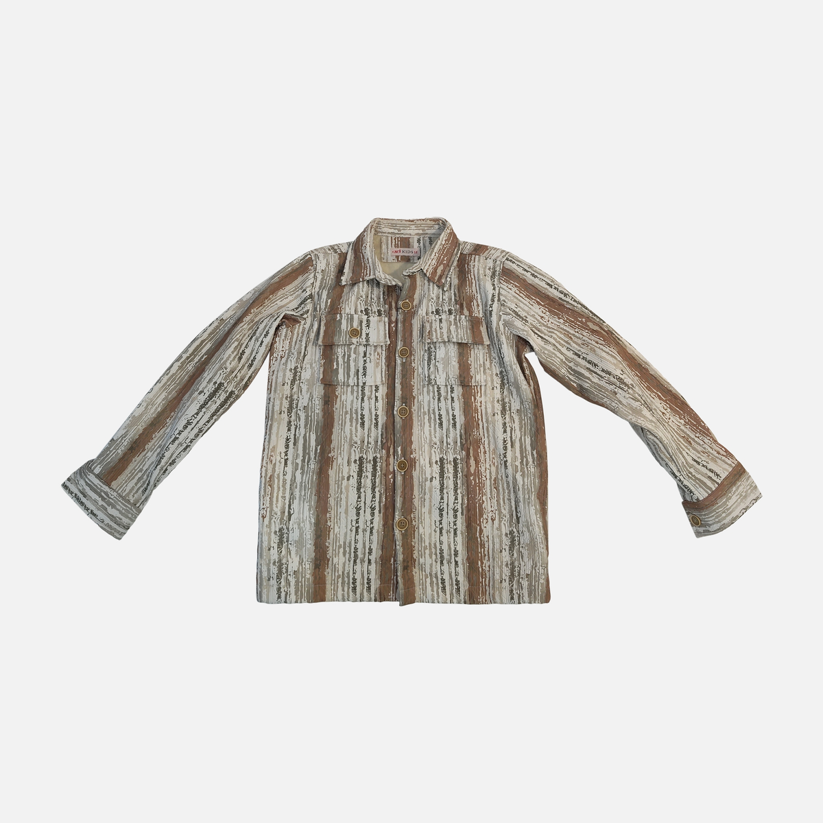 Kids Long Sleeve Cotton Shirt