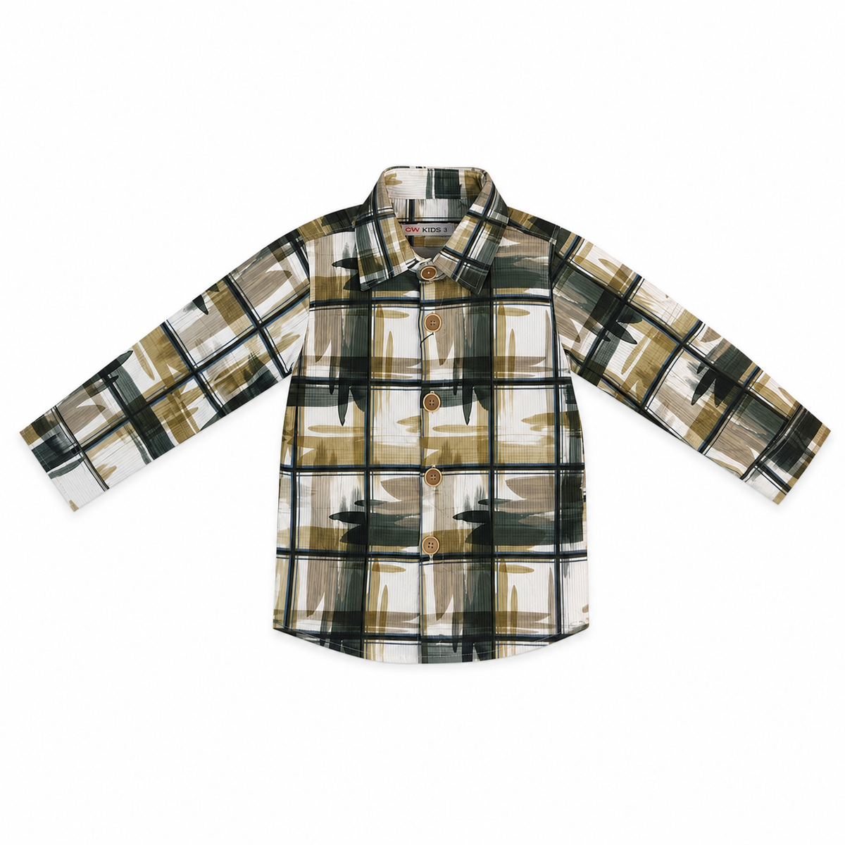 Boys Long Sleeve Classic Collar Shirt