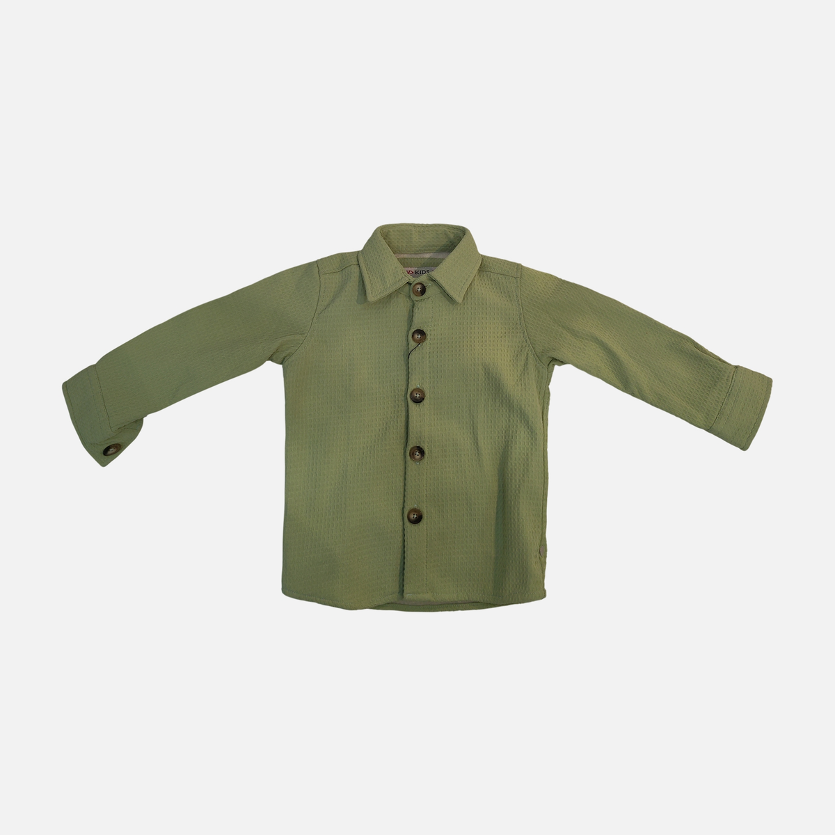 Boys Jacquard Long Sleeve Shirt