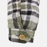 Kids Padded Hooded Plaid Jacket