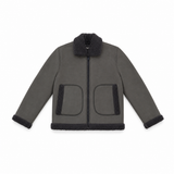 Fur Collar Zip Jacket