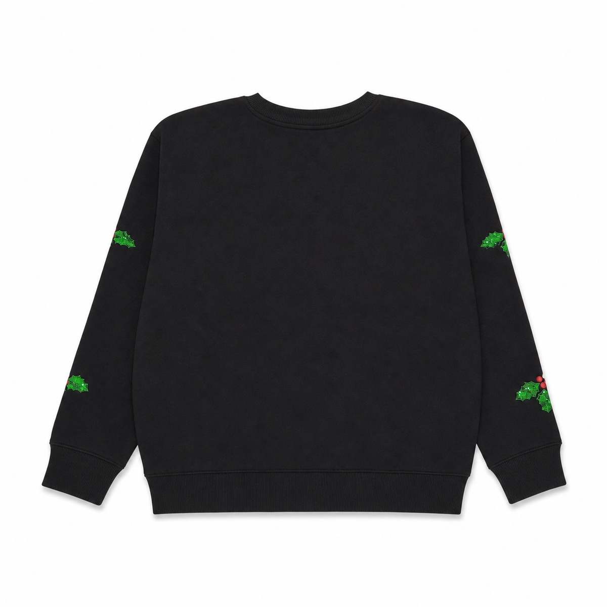 Women Sequin Holly Crew Neck Sweatshirt