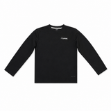 Boys Long Sleeve Performance Sports Top - BLACK