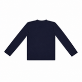 Boys Long Sleeve Performance Sports Top - DK.BLUE