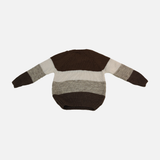 Kids Striped Knitted Crew Neck Sweater