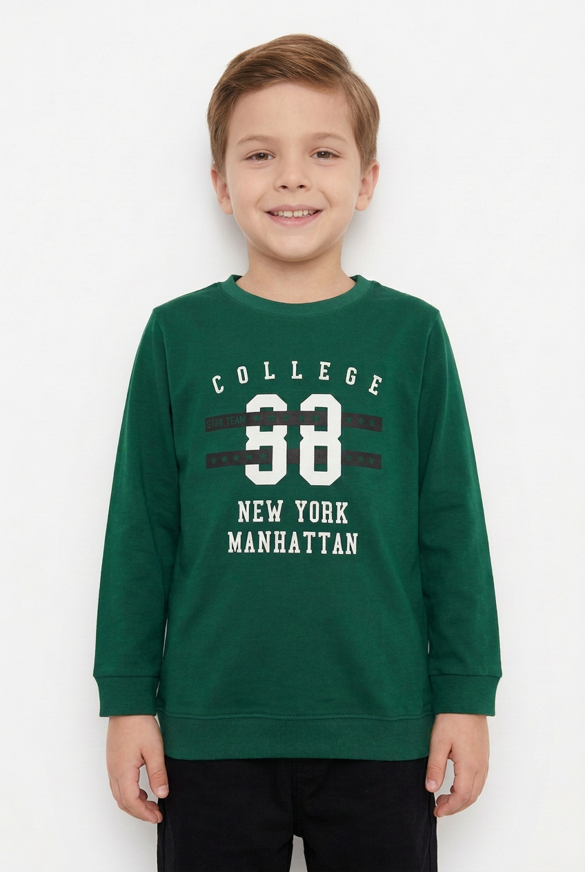 Boys Printed Long Sleeve T-Shirt