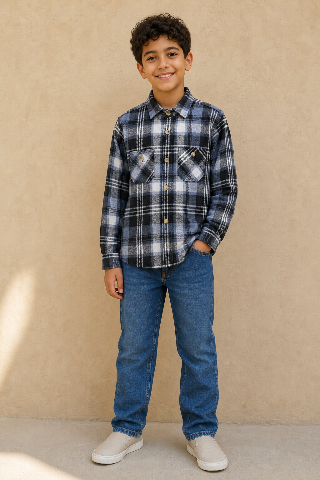 NAVY-WHT - on model