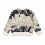 سويت شيرت أطفال مطبوع برقبة دائرية