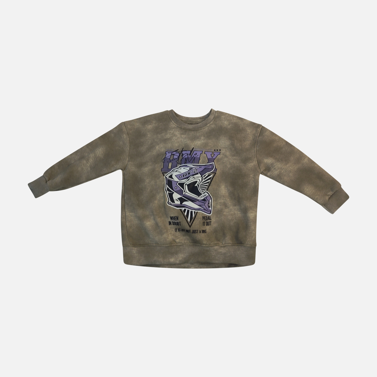 Boys Printed Crew Neck Sweatshirt