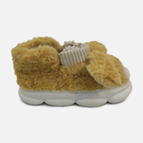 Women Plush Bunny Ear Slipper Boots