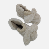 Women Plush Bunny Ear Slipper Boots