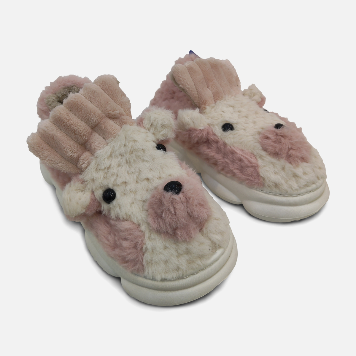Women Plush Animal Winter Slippers