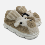 Women Plush Animal Winter Slippers