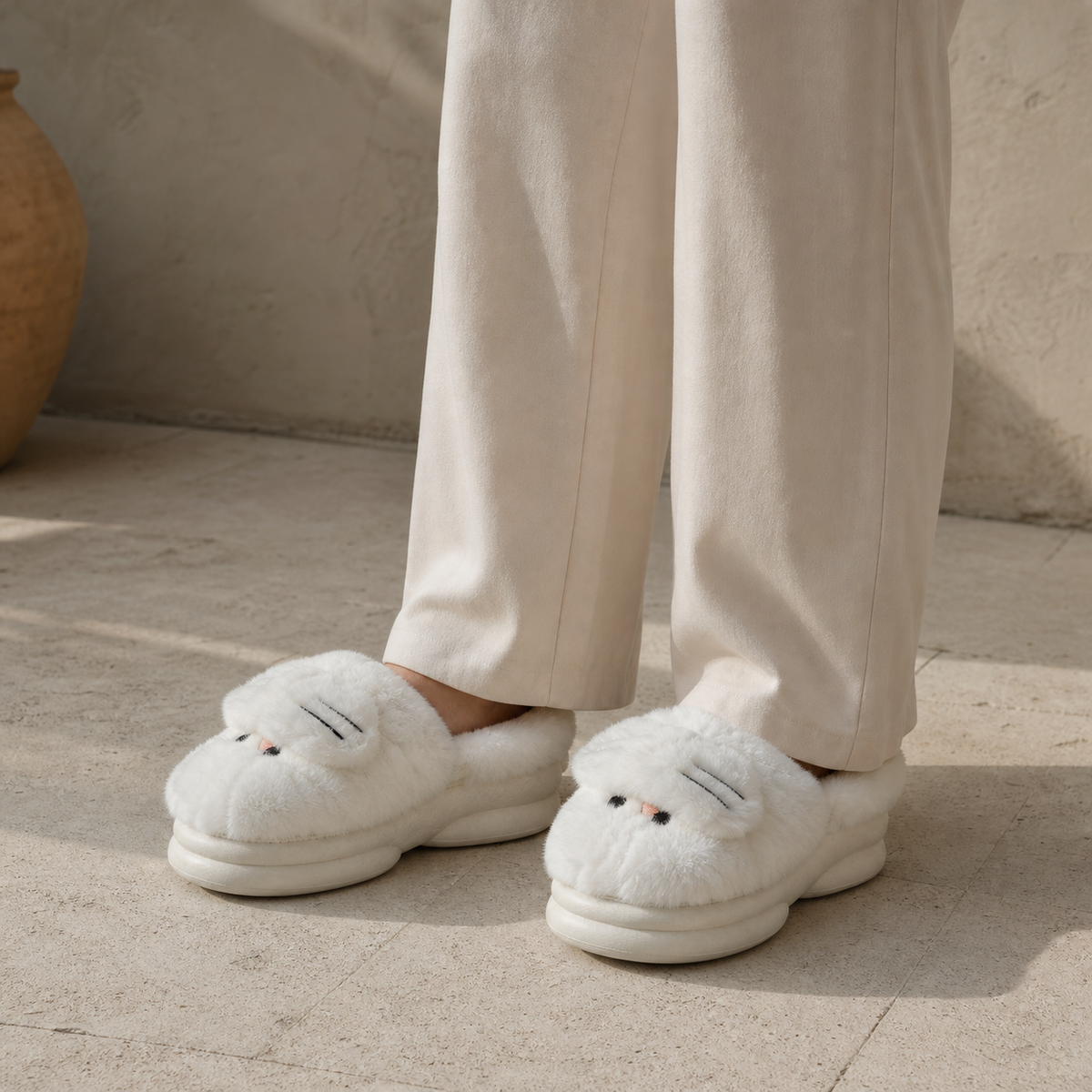 WHITE - on model
